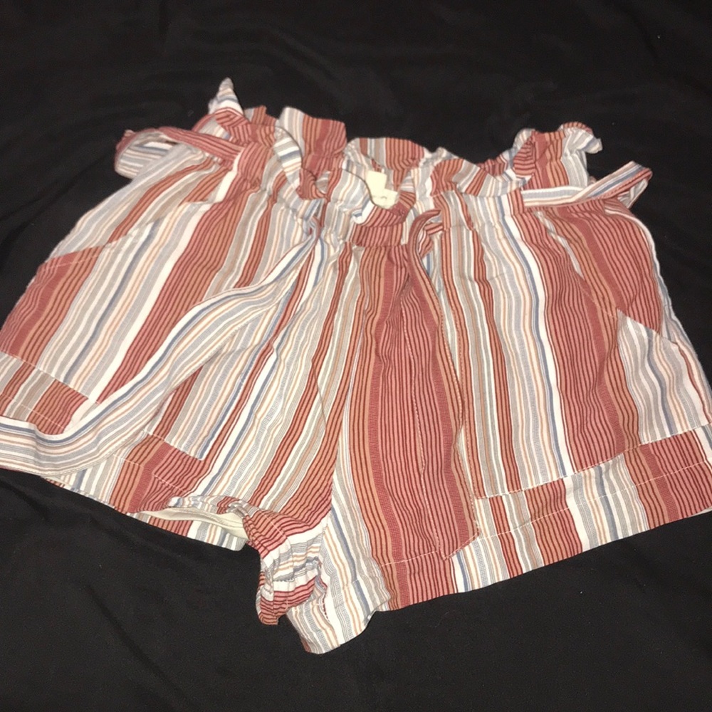 striped shorts